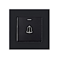 Miniatyrbild 5 av 5: Utomhus Dörrklocka Knapp, Dörrklocka Knapp, Svart