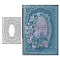 Miniatyrbilde 4 av 5: Rektangulært metallskjærende stensil DIY Scrapbooking Album Papirkort Mal Embossing Dekorasjon