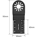 Pikkukuva 2 / 5: Yhteensopiva 20 kpl 34 mm:n monitoimilevyteräsarja, monitoimityökaluterä, monitoimilevyterä, puulevyterät B