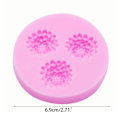 Miniatyrbillede 4 af 5: 3d Lille-tusindfryd Blomsterform Slikforme Polymer Craft Art Diy Forme Køkken