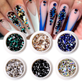 Miniatyrbilde 3 av 5: Krystall neglekunstdekor Flatback neglekrystaller Gems for Nail Art Diy Tilbehør Style 14