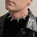 Pikkukuva 5 / 5: Ketju Kaulakoru Seosmateriaali Niittipainike Kaulakoru Lahja Punk Miehille Aikuisille