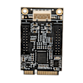 Pikkukuva 2 / 5: Mini PCIE - USB 3.0 -kaksois 19PIN -etupaneelikortti - 5 Gbps hot swap Windows XP/2003 ja OS X 10.8+