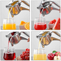 Miniatyrbillede 4 af 5: Aluminiumlegering Juicer Håndholdt Frugt Manuel Juicer Frugtpresser Juicer Ekstraktor