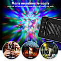 Miniatyrbilde 5 av 5: 4 stk USB Partylys Bil Atmosfæretrykk Lys Disco Lys Hot Field Jump DJ Disco Ball Scene Lampe