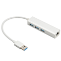 Miniatyrbillede 1 af 5: USB3.0 Ethernet-adapter RJ45-stik 10M 100M 1000M portkonverter i aluminiumlegering til kontor