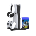 Pikkukuva 1 / 3: Ps5 Slim -telineen jäähdytysasema, jossa on kaksi ohjaimen latausasemaa, yhteensopiva Playstation 5 Slim -konsolin kanssa, 11 pelipaikalla