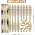 Miniatyrbild 2 av 4: 14\" Bred X 3.3' Rattanvävband Rullar för Rattanprojekt, Rattanvävbandbrädor, Naturligt Förvävt Öppet Nät Rattan för Möbelstol Skåp