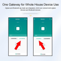 Miniatyrbillede 5 af 5: Tuya Zigbee 3.0 Tuya Smart Gateway Hub Understøtter Fjernbetjening Multi-mode Gateway