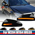 Miniatyrbild 5 av 5: LED Dynamiska Blinkers Sido Spegel Indikator för C-klass W204 07-14 W639 ML W164