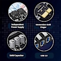Miniatyrbilde 3 av 5: 7 porter USB 3.0 PCI-adapterkort USB-utvidelseskort, PCIe-riserkort for PC, Linux / Windows XP/ 7/