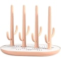 Miniatyrbilde 1 av 5: (Rosa) Tørkerack for babyflasker Kaktusdesign Avrenningsstativ for flasker og tilbehør, N