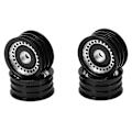 Miniatyrbilde 1 av 5: Axial SCX24 RC Bil 1/24 - 4PCS Svart Aluminiumlegering 24 Hull Hjulnav (for AXI90081 & AXI00001)