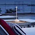 Miniatyrbilde 4 av 5: Dimbar LED bordlampe, IP54 beskyttelse, innendørs/utendørs bruk, plugg, H29cm, EU-plugg - Corten-Wellngs Sand Brown... gray