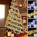 Miniatyrbilde 3 av 5: Julepynt 2024 Båndlysstreng Julefest Rekvisita Nyhet Led Lysstreng Hengende Halloween Ornament s4 2m 20 lights