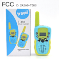 Pikkukuva 2 / 4: Lasten 3 kappaleen walkie-talkie-laite, 3 mailin kantama taustavalaistuilla LCD-taskulampuilla