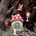 Miniatyrbild 3 av 5: Fairy Garden Tillbehör Kit Diy Tillbehör Svampar Sovrum Vardagsrumsdekor
