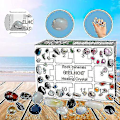 Miniatyrbild 3 av 4: 24-delad Aura Healing Crystal Stone Healing Crystal Gem Set, Julnedräkningskalender, Perfekt julklapp