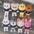 Miniatyrbillede 3 af 5: 8 stk Skzoo Plushies Stray Kids Plyslegetøjssæt 8 tommer Søde Udstoppede Dyr Legetøj Stray Kids Ideer til Drenge og Piger