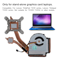Miniatyrbild 3 av 5: Laptop reservdelar Cpu kylfläkt för Ibm T430 T430i Notebook