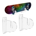 Miniatyrbild 3 av 5: Skateboard-ställ Väggmonterat Snowboard Väggställ Hängare Skateboard Väggfäste Transparent