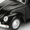 Miniatyrbillede 5 af 5: Vintage Beetle Diecast Pull Back Bilmodel Legetøj Hvid