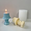 Miniatyrbillede 3 af 5: Silikone stearinlysform til skrivebordslampe - til håndlavede stearinlys