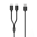 Miniatyrbilde 1 av 5: Kontroller-lader USB-ladekabelstasjon Overføringsdata Synkroniseringskabel for Ps5 Vr2