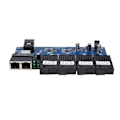 Miniatyrbillede 1 af 5: Gigabit Placa Metro Ethernet Switch Fiber 4X1.25G Fiber Port 3X100/1000M RJ45 Port SC Optic Fiber S