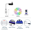 Miniatyrbillede 2 af 5: 5050 RGB RGBW RGBWW LED-strimmel 40-tasters fjernbetjening tænd/sluk-knap