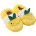 Pikkukuva 1 / 3: Poikien ja tyttöjen lämpimät plyysiset eläintossut lapsille talven sisätossut yellow pineapple 11-12 little kid