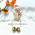 Miniatyrbillede 8 af 9: Ny Juledukke Vedhæng DIY Julemand Peberkagemand Elg Brosche Tilbehør Hårtilbehør Tøjtilbehør christmas tree bead chain style