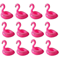 Miniatyrbillede 1 af 5: Pink Flamingo 10stk Drikke Pool Float, Oppustelig Flydende Drikkeholder, Kan Coke Kop Stativ Station Pool Svømme Floats Til Vand Sjov Børn Bad, Barn Bat