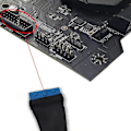 Miniatyrbillede 4 af 5: 3 stk. USB 3.0 header-forlængerkabel, 19/20-bens 1 til 2 Y-splitter intern forlængeradapter Diy