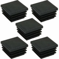 Miniatyrbilde 1 av 5: 30-pakning 30 x 30 mm firkantede rørplugger, plastrørplugger, firkantede rør endehette kompatible bord, hyller, skap