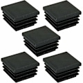 Miniatyrbillede 1 af 5: 30 stk. 30 x 30 mm firkantede rørpropper, plast rørpropper, firkantede rør endestykker kompatibel borde, hylder, skabe