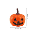 Miniatyrbilde 5 av 5: 16 stk Halloween Miniatyr Gresskar Figurer Mini Skum Gresskar Modell Ornament