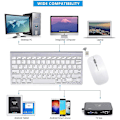 Miniatyrbillede 3 af 4: Trådløst tastatur og mus til Apple Imac Windows eller Android (2,4 g trådløs)
