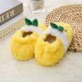 Miniatyrbillede 3 af 3: Drenge Piger Varm Plys Dyr Tøfler Børn Vinter Indendørs Husholdningssko yellow pineapple 9-10 toddler