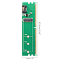 Miniatyrbild 4 av 5: Intern för M.2 Sata 500mb/s för M.2 Ngff- styrkort för stationärt stöd