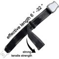 Miniatyrbillede 3 af 4: Bælteforlænger til fly E4-certificeret, justerbar fra 15,2 cm til 81,3 cm