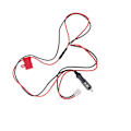 Miniatyrbilde 5 av 5: 12V DC strømledning for TM-241/261/281 for ICOM FT-8800R/8900R mobilradio J63