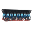 Miniatyrbilde 2 av 4: Vanntett 8-gang 2LED Lys Rockerbryterpanel Sikringsbryter 12V Båt Marine