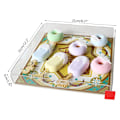 Miniatyrbillede 5 af 5: Eid Akryl Bakke Snack Frugt Slik Chokolade Opbevaringsplade Desktop Ornament