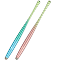 Pikkukuva 1 / 5: Auleep Input Pen Stylus Touch Pen kosketusnäytölle 2 pakkausta 4 nanokuitu kärjellä Stylus matkapuhelimelle, tableteille, iPadeille, Kindleille (2 pakkausta - monivärinen