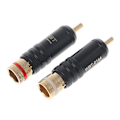 Pikkukuva 4 / 5: 4 kpl Wbt-0144 kullattua RCA-liitintä lukitusjuotos O/video-liittimet