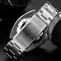 Miniatyrbilde 3 av 5: Se spennefold sikkerhetsfrest spenne erstatning rustfritt stål armbånd spenne, 20mm