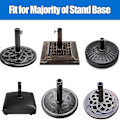 Miniatyrbilde 5 av 5: 8 stk. Parasollbase Stativ Hull Ring Plugg Deksel Og Kapp Terrasse Parasoll Stativ Base Stabilisator