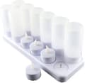 LED-ljus utan låga, 12-pack, laddningsbara