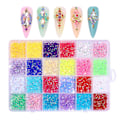 Miniatyrbillede 2 af 5: Krystal Neglekunst Rhinestones Flatback Glitter Diamant 3d Neglespidser Dekorationer Ordinary
